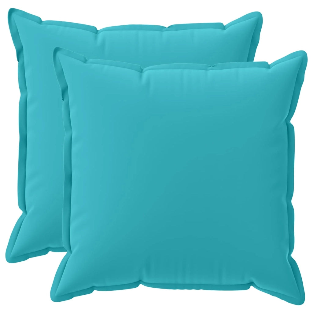 Federa 2 pz HOUTEN Turchese 60 x 60 cm Poliestere 920821
