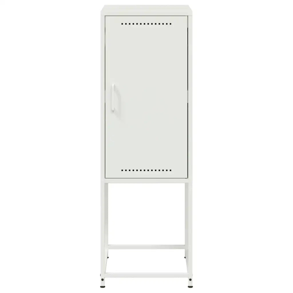 Credenza Bianca 36x39x107 cm in Acciaio 846535