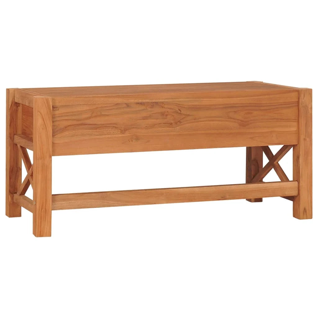 Mobile TV multimediale scaffale TV credenza mobile TV sala da pranzo soggiorno camera da letto 100 x 40 x 45 cm legno di teak marrone 02_0025532