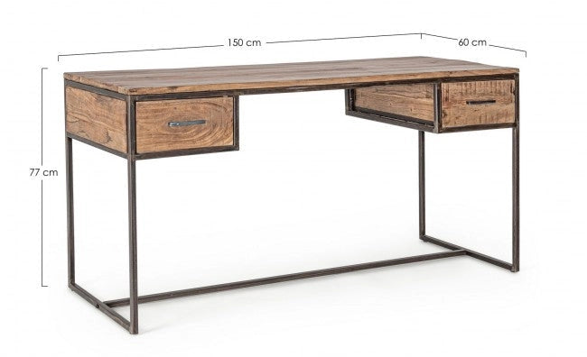 Scrivania 2 Cassetti 150x60x77h cm Elmer