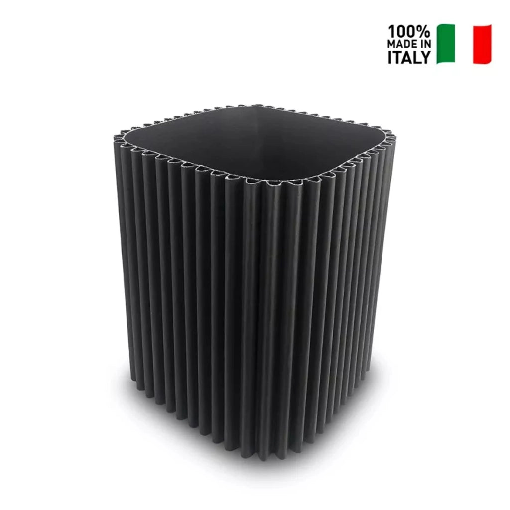 Contenitore multiuso Materiale: Cartone ondulato, certificato FSC, Colore: Nero