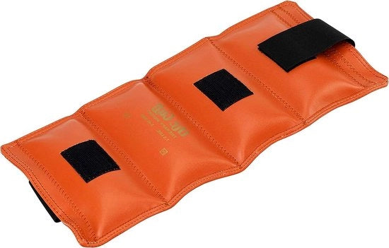 Peso manubrio da palestra 34 kg colore arancione