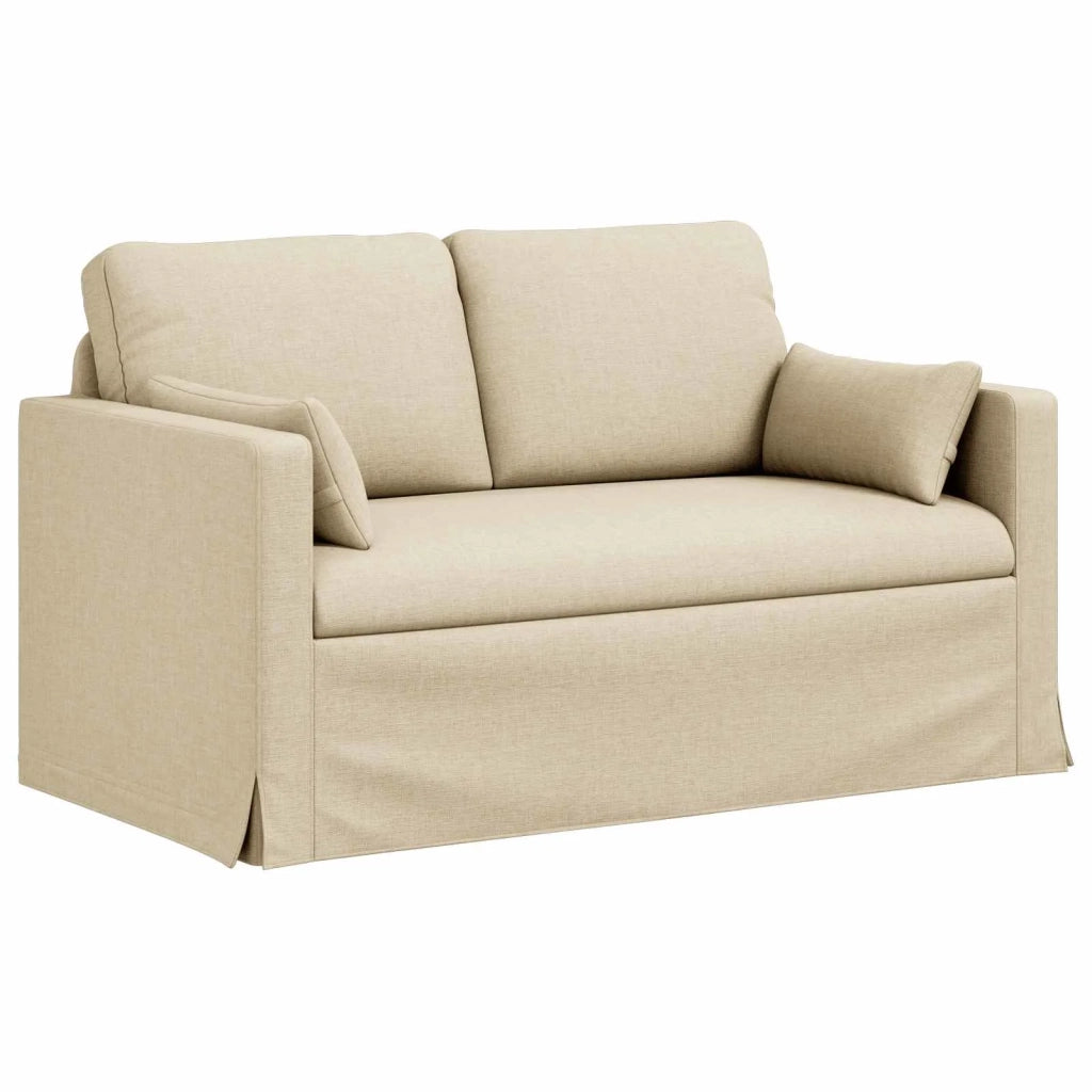 Divano Crema 139 x 78 x 80 cm Tessuto 42024360