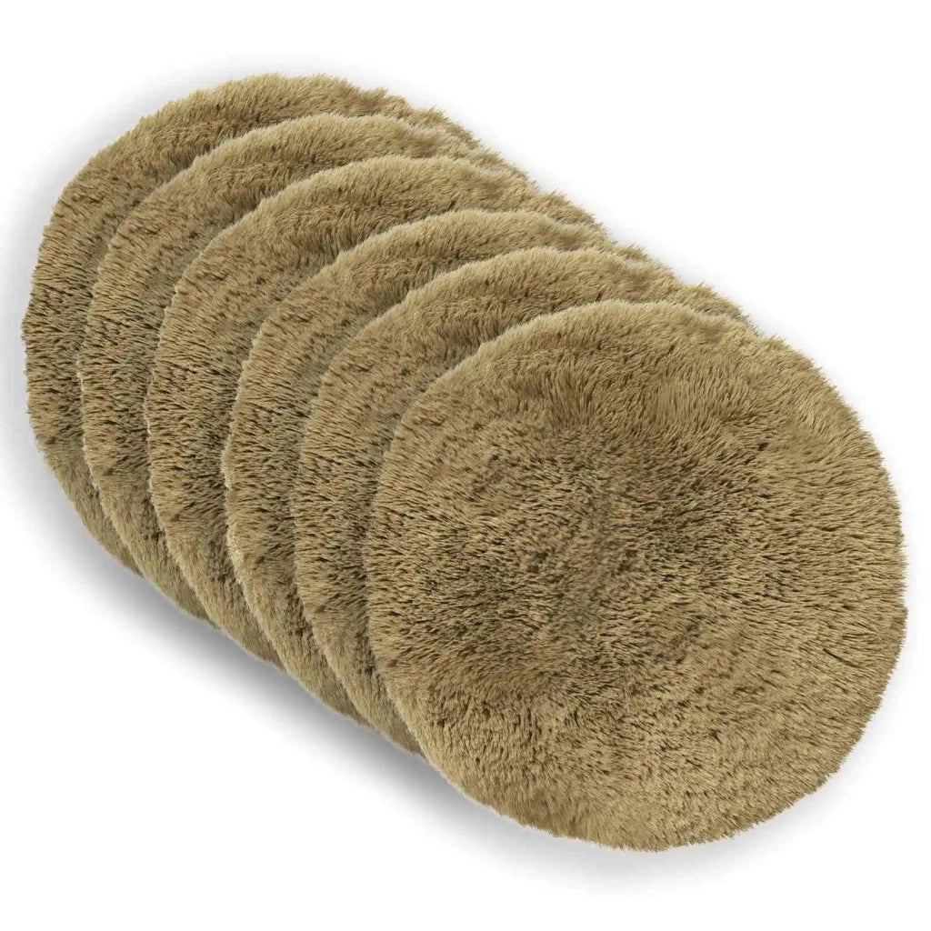 Federa 6 pcs HEERLEN Verde chiaro Ø 30 cm Fleece PV 922100