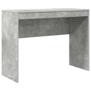 Scrivania | Tavolo da Ufficio Grigio cemento 100 x 40 x 76 cm