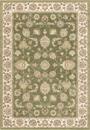 Tappeto BABIL cm.80x240 disegno classico orientale colore verde e crema