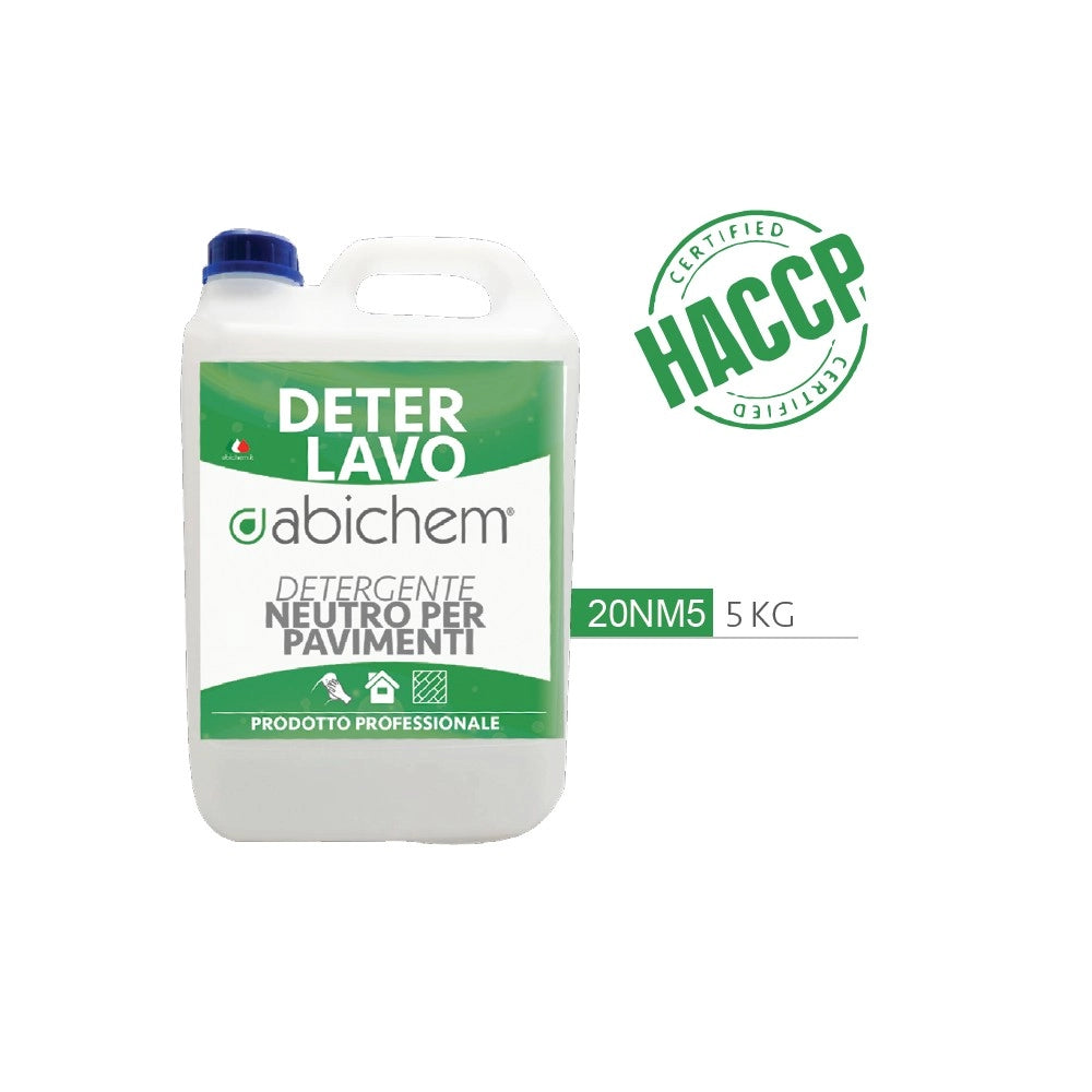Abichem 5lt deter lavo dolce lavanda detergente igienizzante per pavimenti e superfici