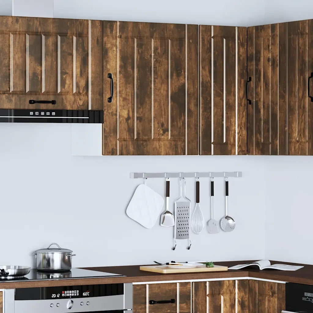 Pensile da Cucina Lucca Rovere Fumo in Legno Multistrato 853807