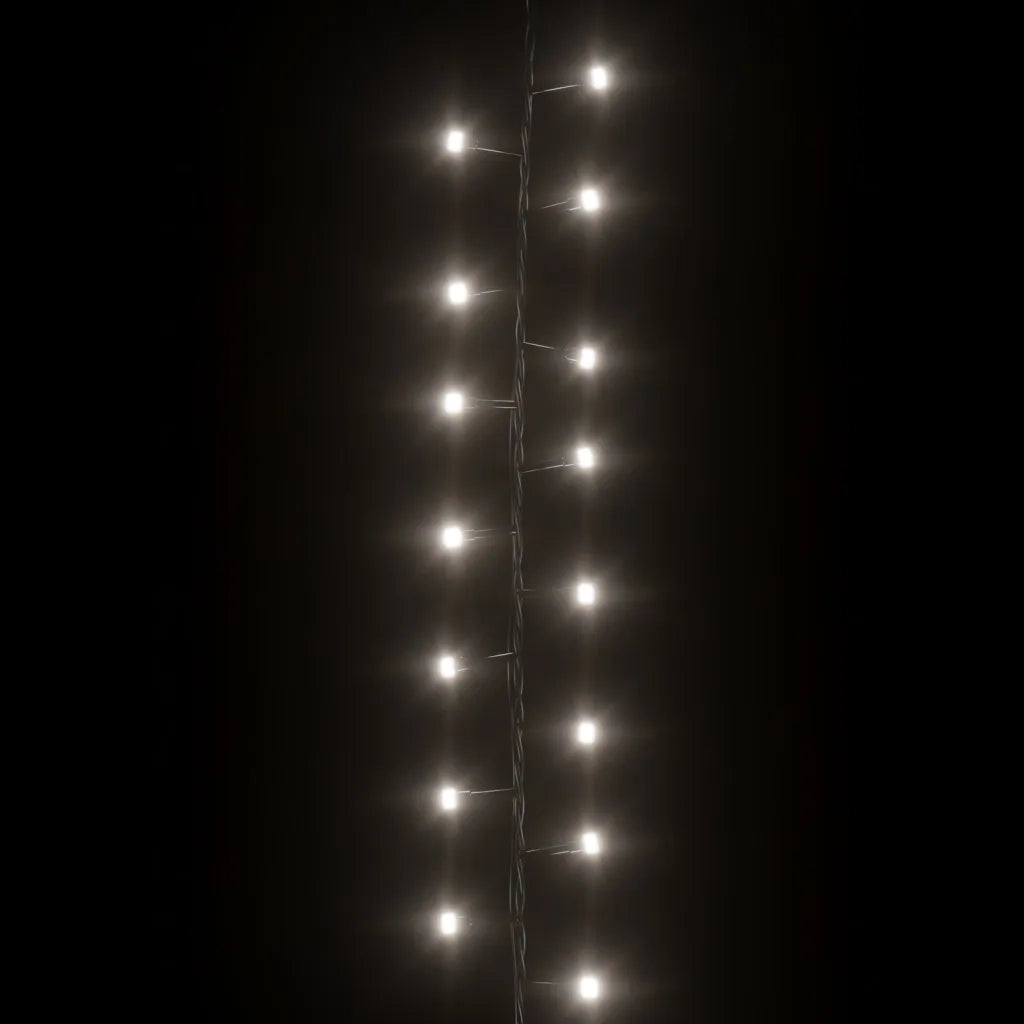 Stringa LED Compatta con 400 Luci LED Bianco Freddo 13 m in PVC 343255