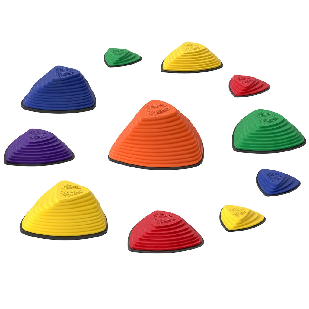 Set 11 Pietre da Giardino ¨C Xylo ¨C Antiscivolo Impilabili Multicolore