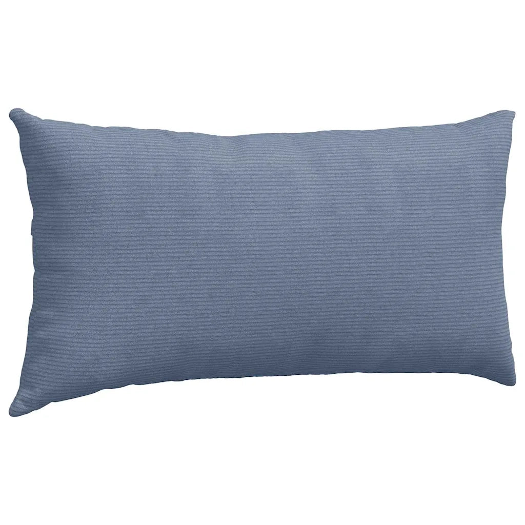 Cuscini da Divano 2 pcs Blu 80 x 40 cm Tessuto in Cords 42013734
