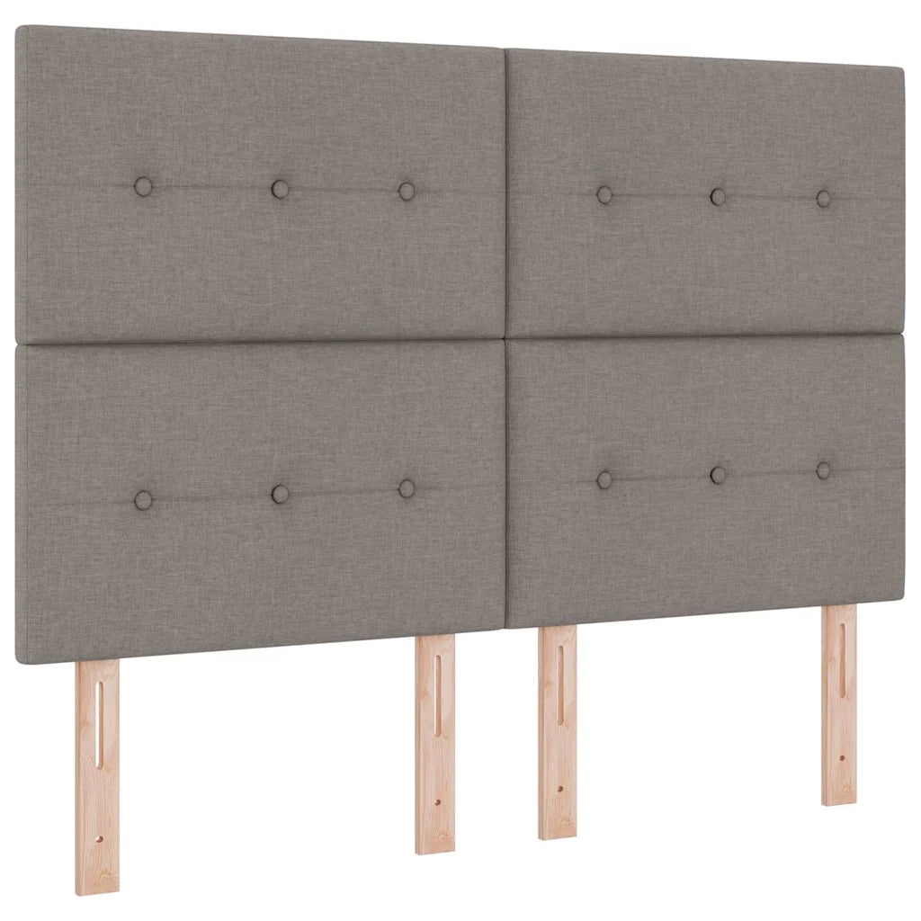 Letto a Sorgente LED con materasso Talpa 160 x 200 cm Tessuto