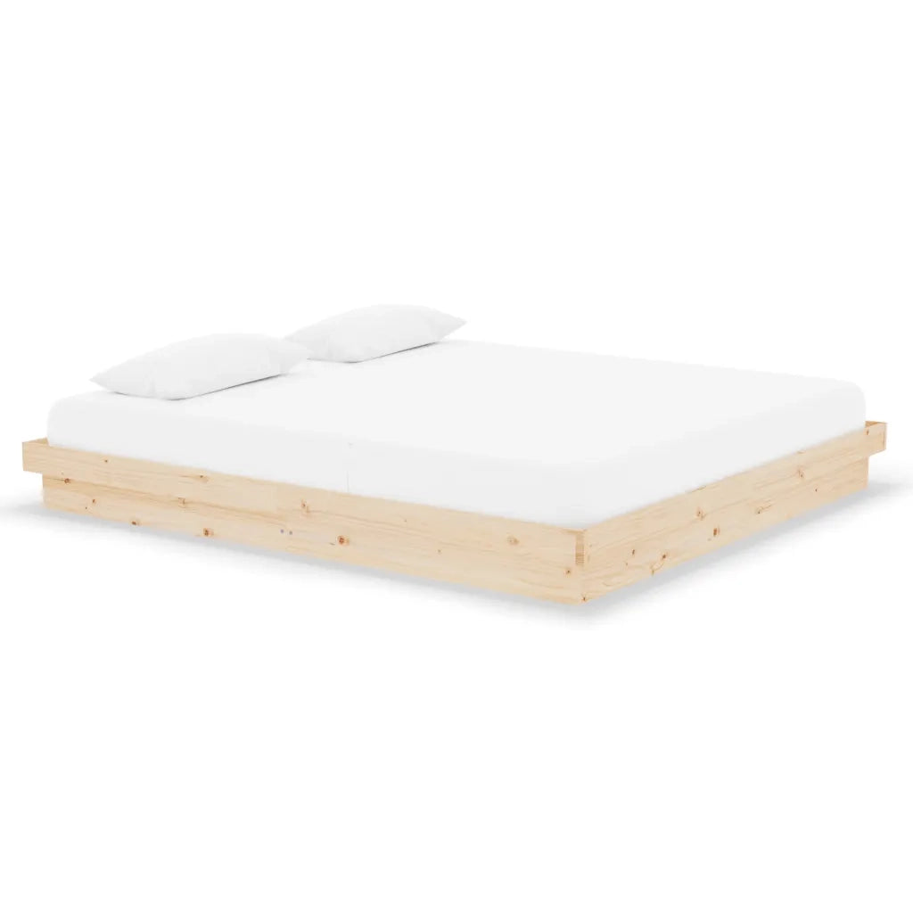 Letto matrimoniale | Letto per adulti | Giroletto in Legno Massello 180x200 cm Super King