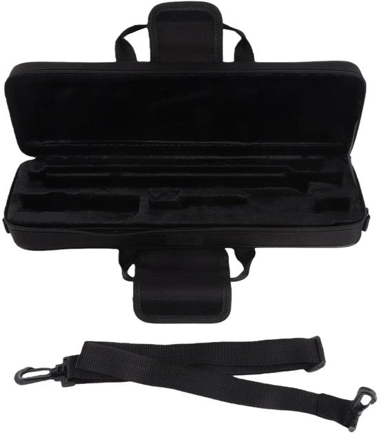 Borsa per Flauto a Tromba - Cassetto Rigido - Scatola Leggera - Cinturino Regolabile - 39x12x7cm - Telaio in Oxford Resistentissima - Tasca per Flauto
