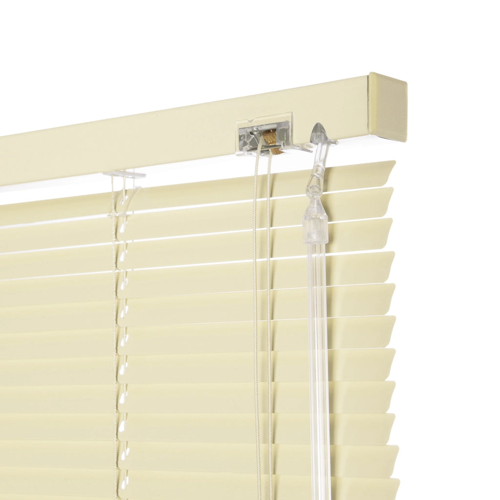 VIEWTEX Veneziana in alluminio  25mm vaniglia  120 X 250cm - Made in Europe - 5 anni di garanzia