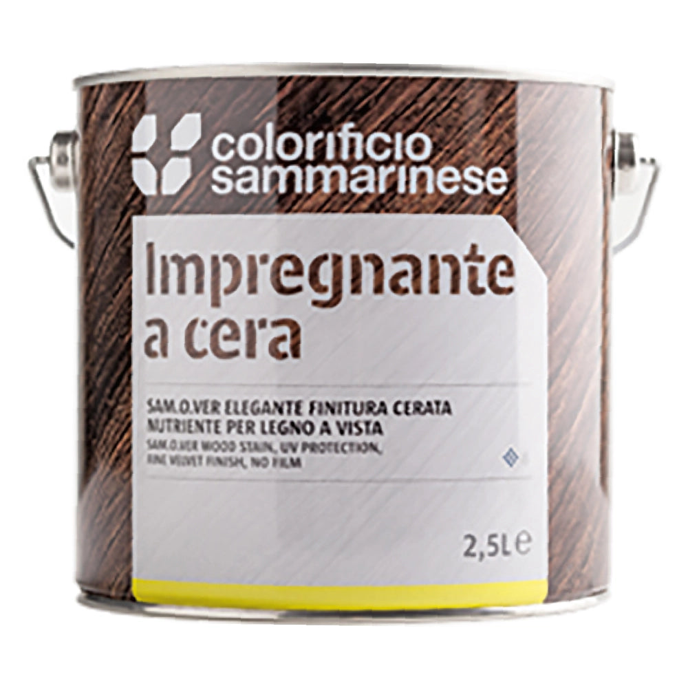 IMPREGNANTE A CERA 'SAMOLEGNO' Lt. 0,750 Ciliegio- 6 pezzi  - COLORIFICIO SAMMARINESE