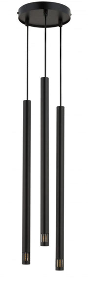 Lampada a sospensione nera Sopel Laser 3xG9 Sigma Lighting