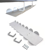 OWIJI Portacavi Scrivania Grigio Organizer Fili Cable Management Vassoio Cavi Elettrici Canalina Passacavi Robusto Studio Casa Ufficio