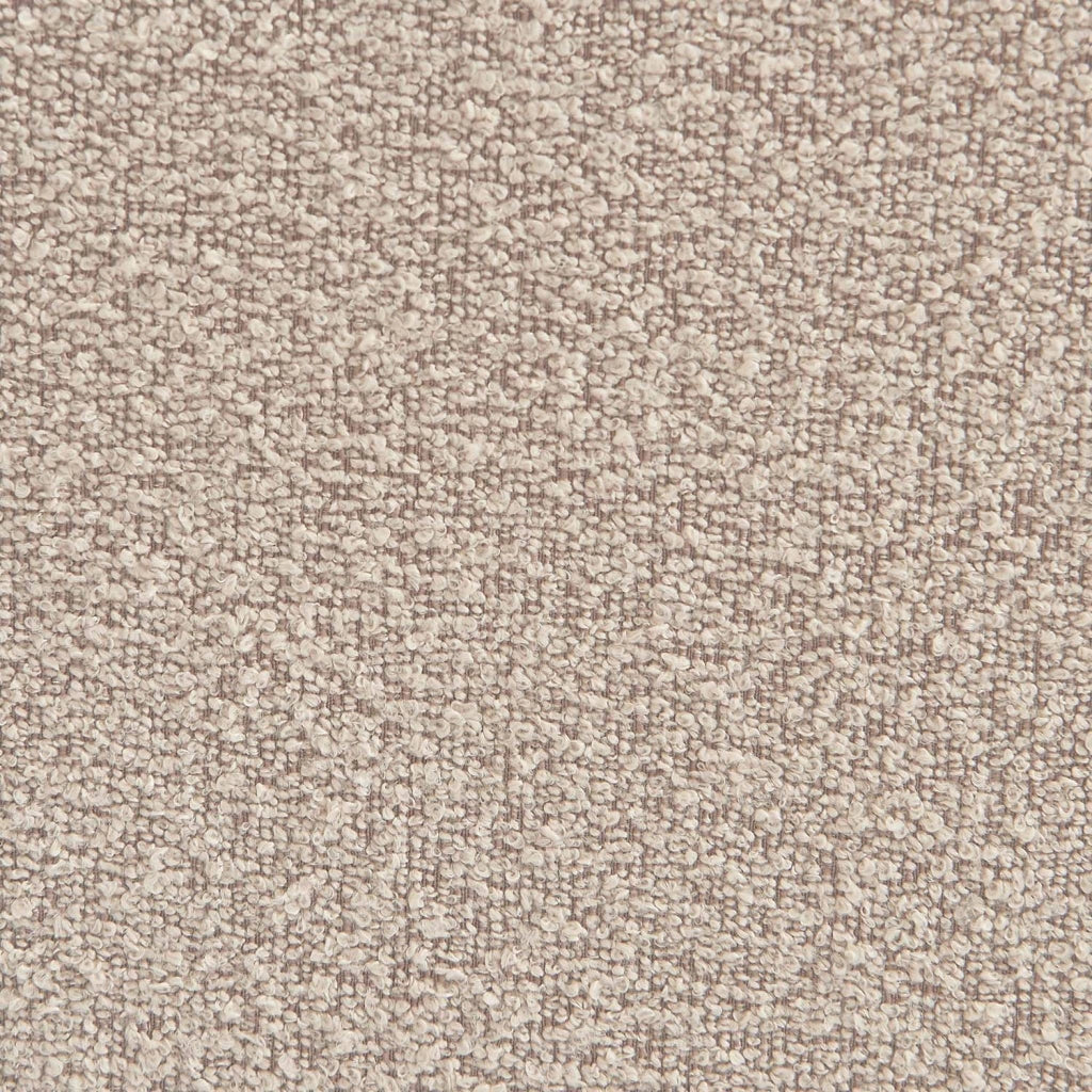Poltrona bouclé testurizzata con poggiapiedi, beige