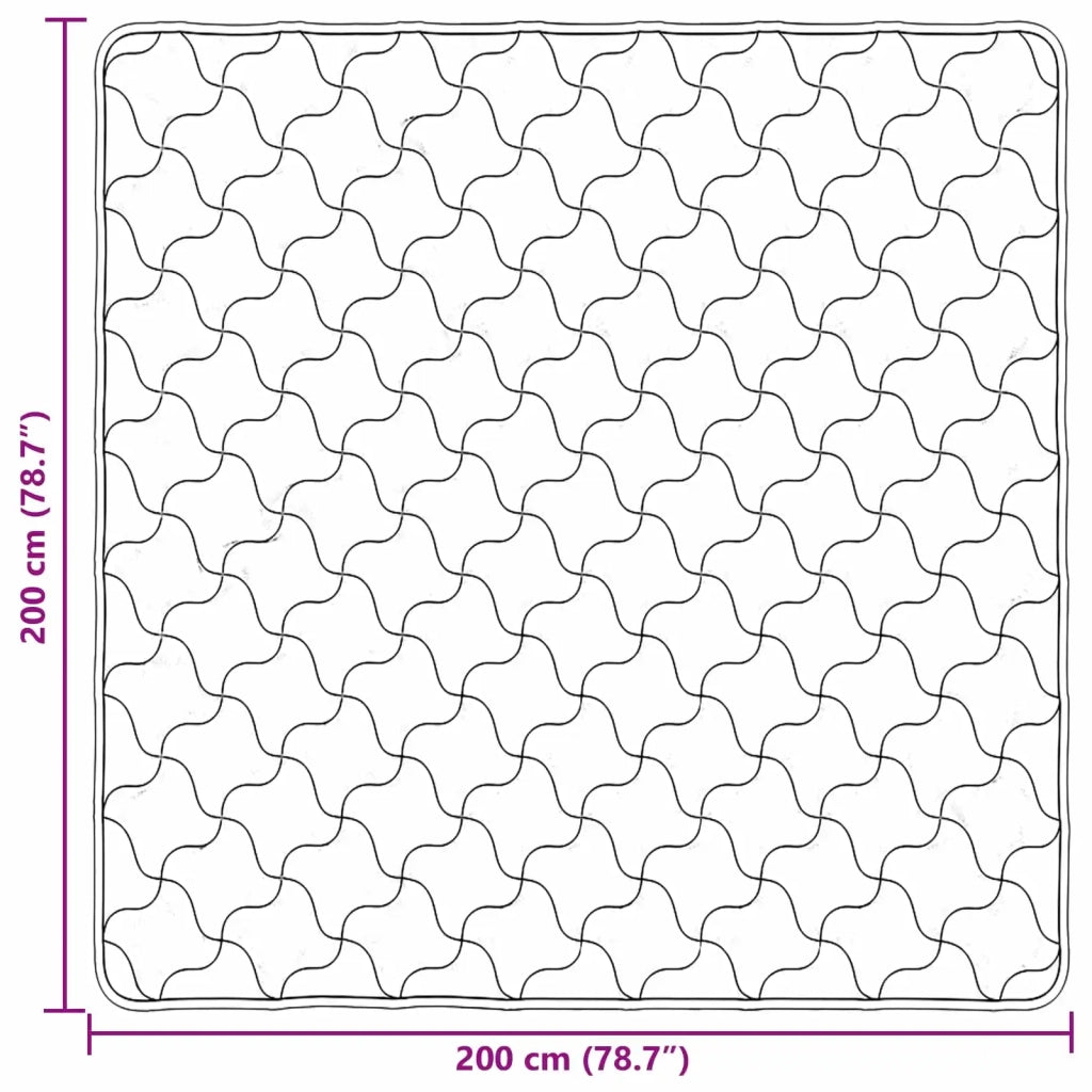 Duvet Invernale Rosa 200 x 200 cm Microfibra e Fleece Teddy 42026340