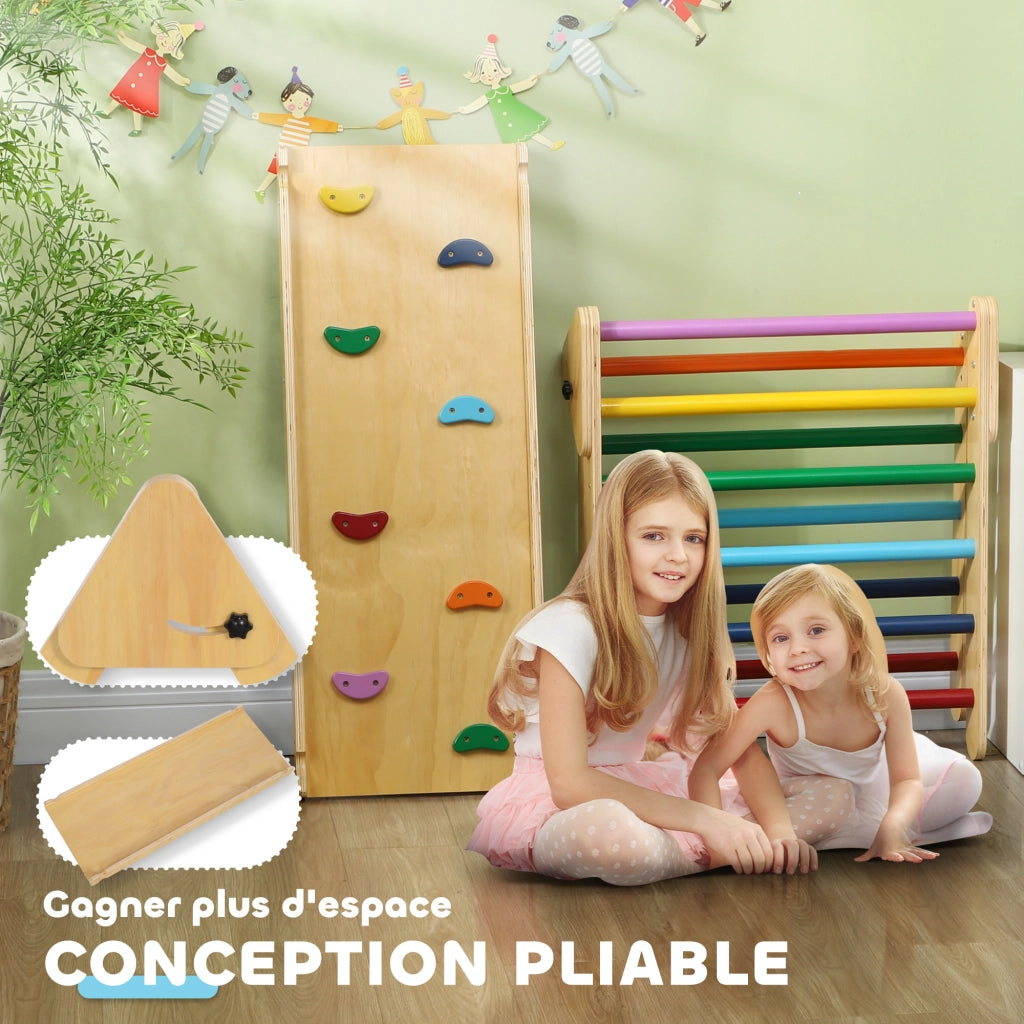 Casetta per bambini Triangle 3 in 1 ¨C Minimal ¨C 147x64,5x63cm multicolore