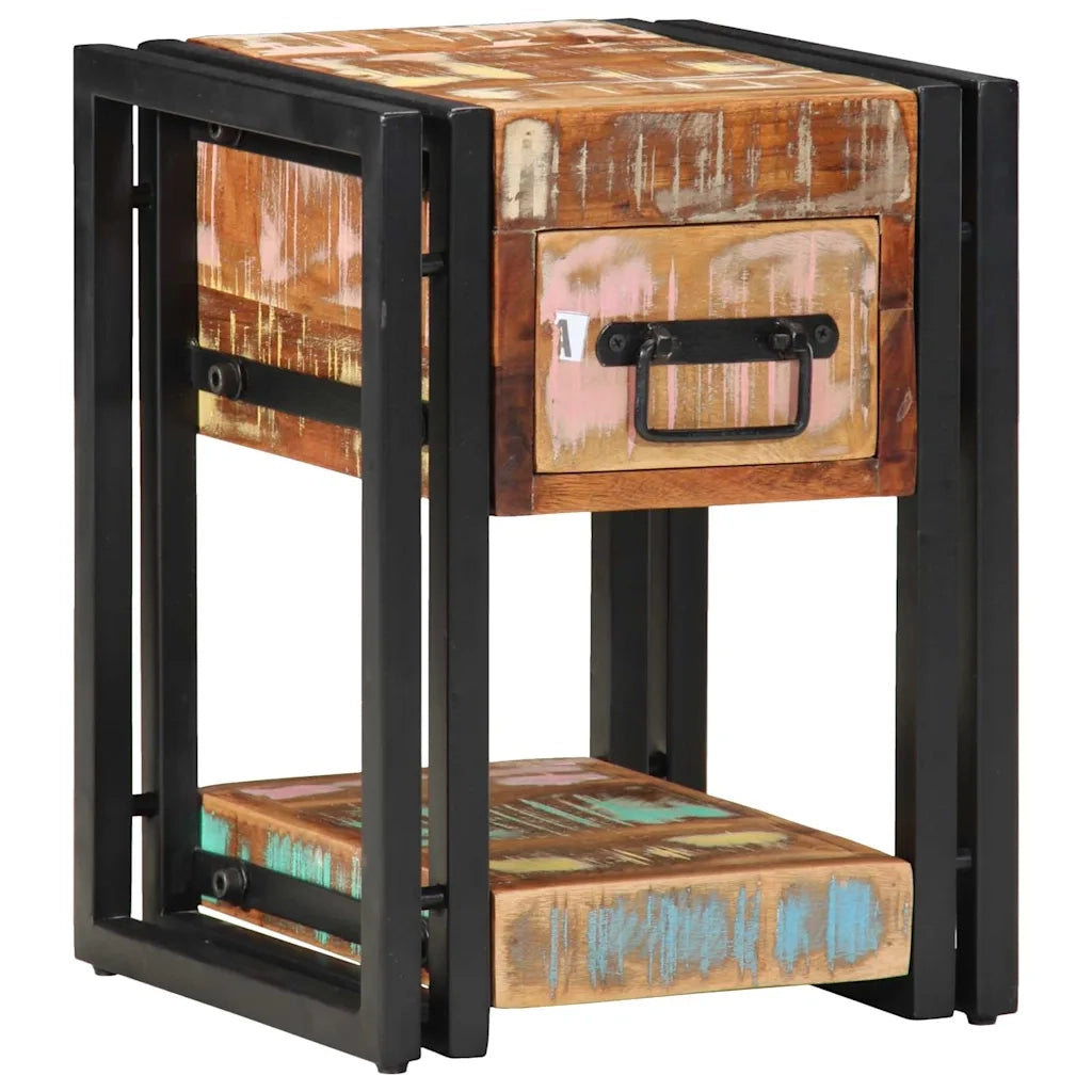 Armadio da Notte con cassetto 2 pcs Multicolore 30 x 30 x 40 cm 4016709