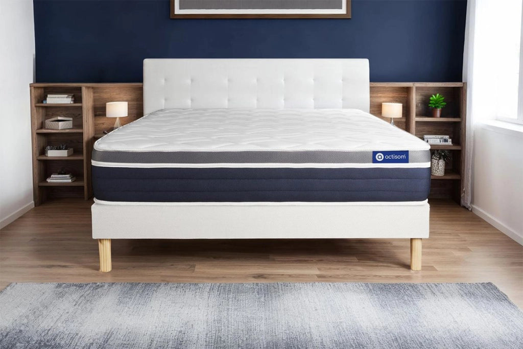 Kit rete e materasso matrimoniale Actimemo confort 90x190cm - Spessore : 26cm- memory foam - Moderatamente rigido