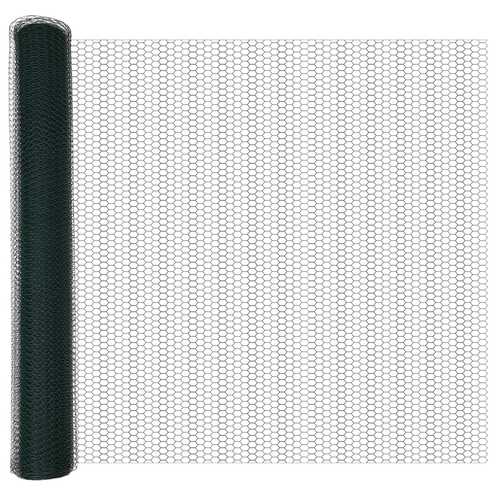 Posti per Recinzione  11 pz U-Channel Verde 120 cm Acciaio