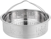 Accessori per cottura - Stomera in acciaio inossidabile - Stomera per pentola - Utensili per cucina sostenibili - 20 cm - Adatto per verdure e pesce - Ideale per dim sum e dumpling