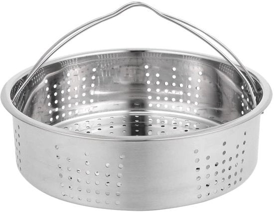 Accessori per cottura - Stomera in acciaio inossidabile - Stomera per pentola - Utensili per cucina sostenibili - 20 cm - Adatto per verdure e pesce - Ideale per dim sum e dumpling