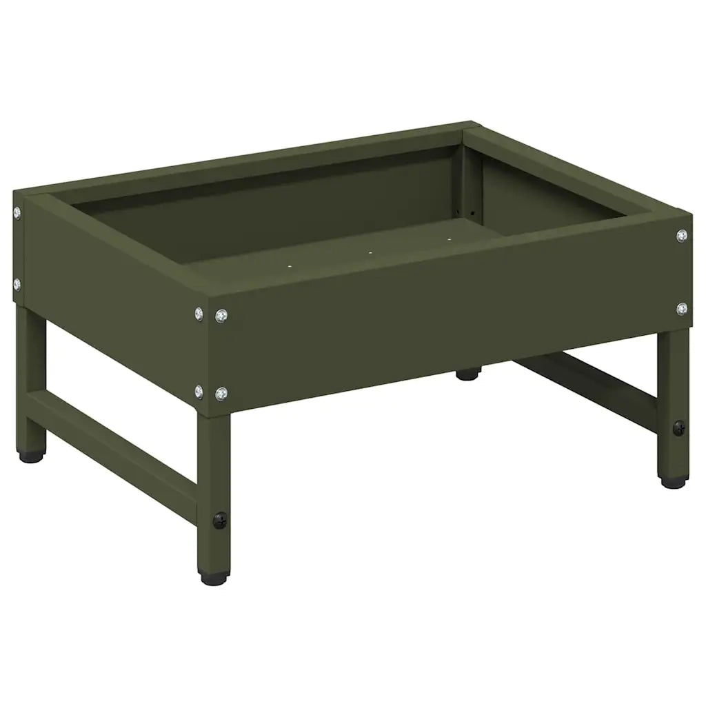 Mangiatore per Uccelli Verde oliva 80 x 28 x 13.5 cm 874625