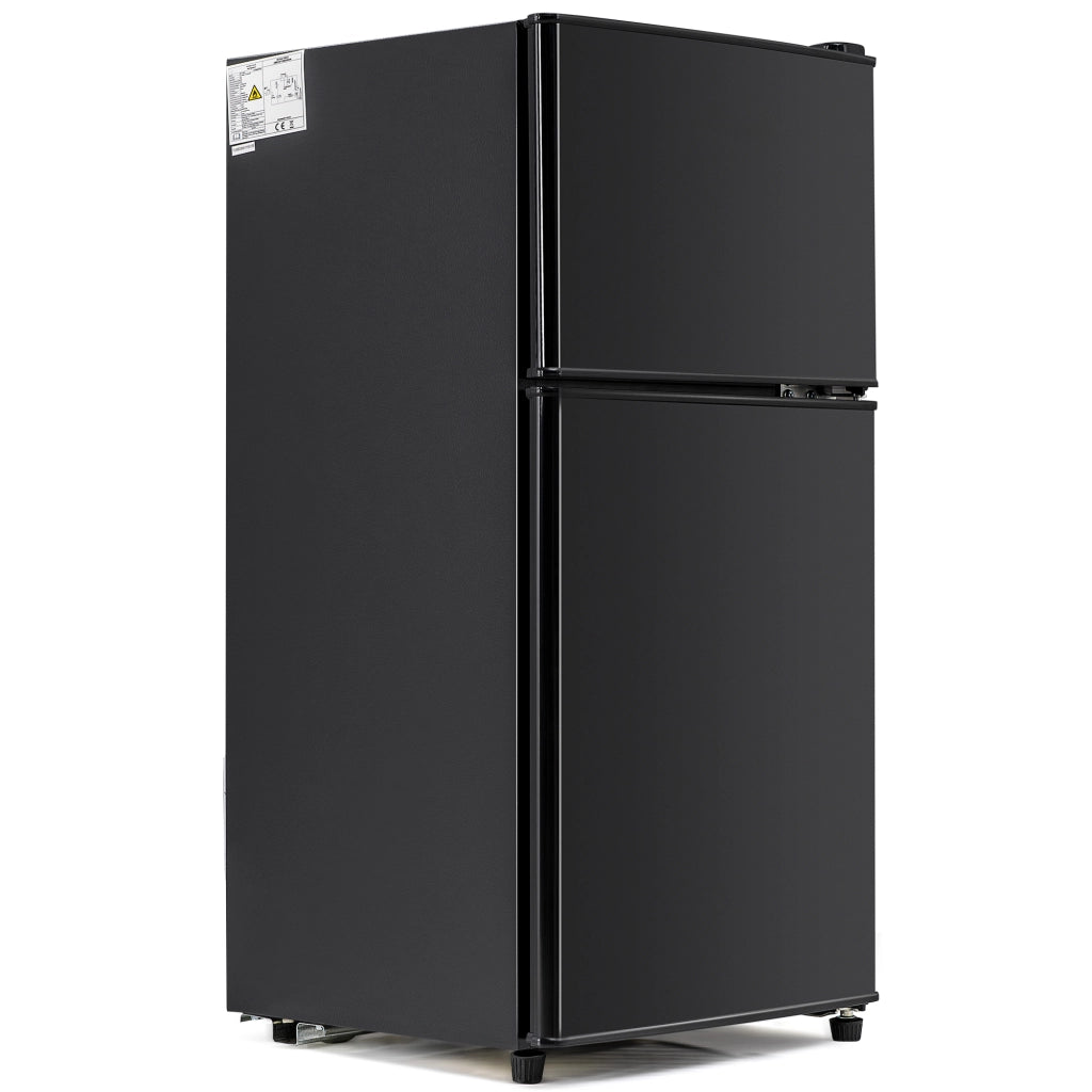 Frigorifero Combinato con Congelatore ¨C MINIMAL ¨C 86.8x45.5 cm, 60L, LED, Nero Premium, Classe E