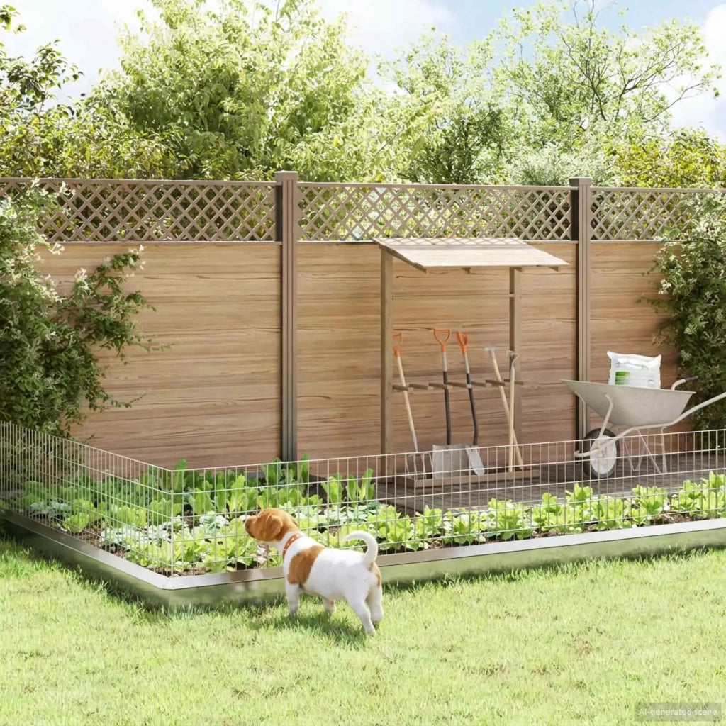 Recinzione da Giardino con Picchetti 48 pcs 75 x 50 cm Mesh 3438048