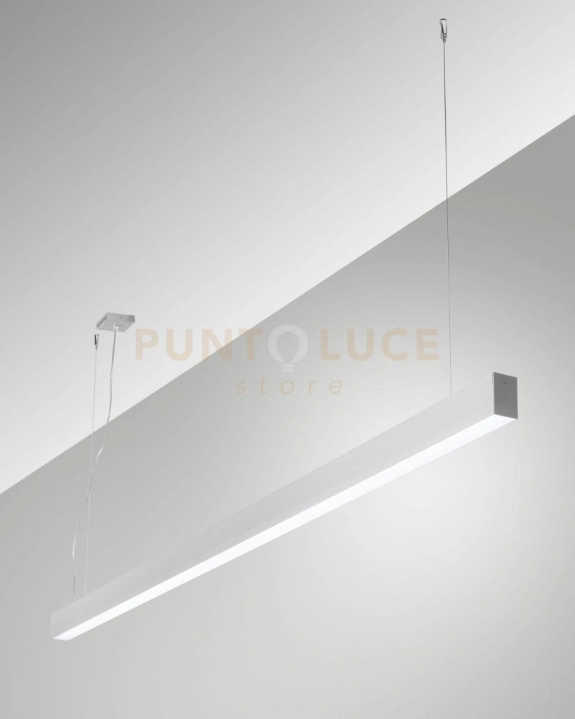MILLET SOSPENSIONE ALLUMINIO  4000K 3580LM 23W OPALE ON/OFF IP40 100CM
