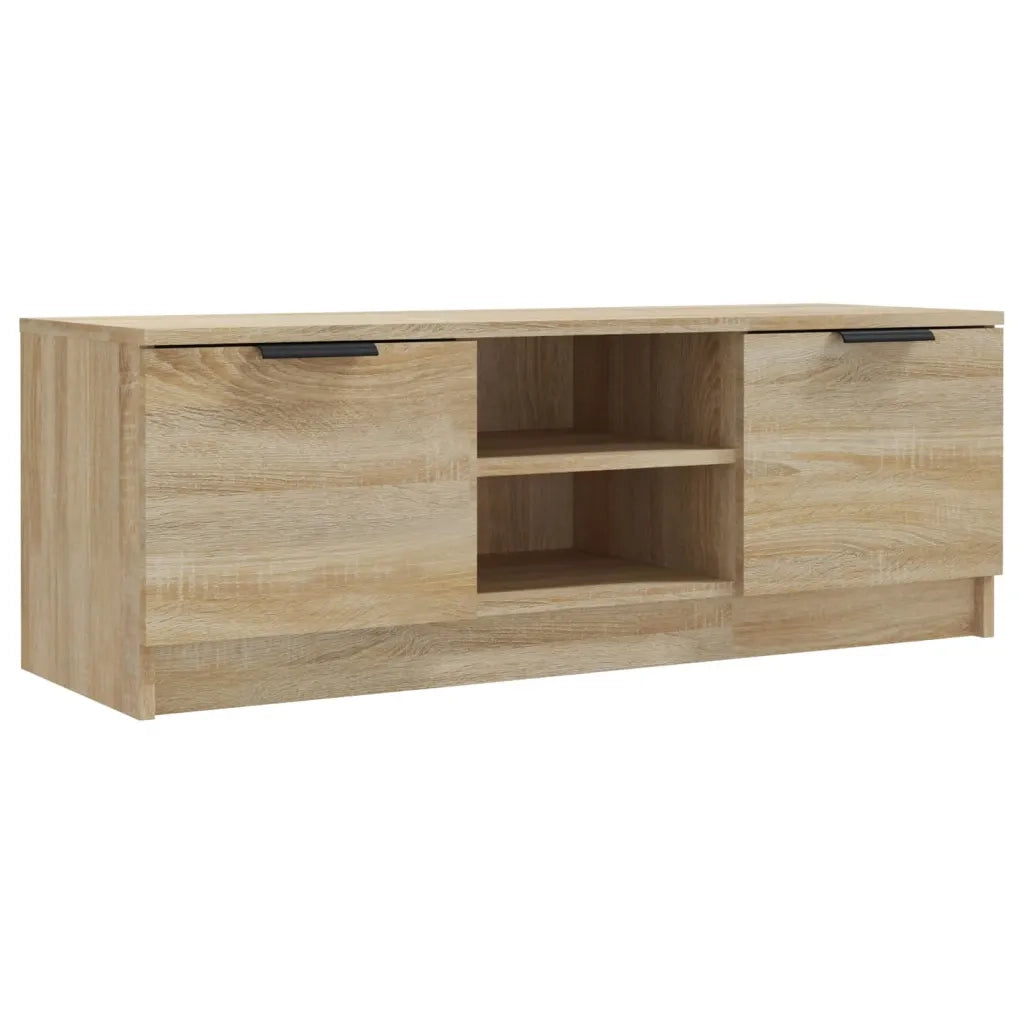 Mobile Porta TV-Credenza per TV Rovere Sonoma 102x35x36,5 cm Legno Multistrato