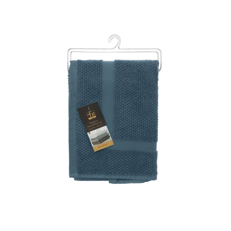 TAPPETO SCENDIDOCCIA GOLD 45X65CM BLU PASTELLO.