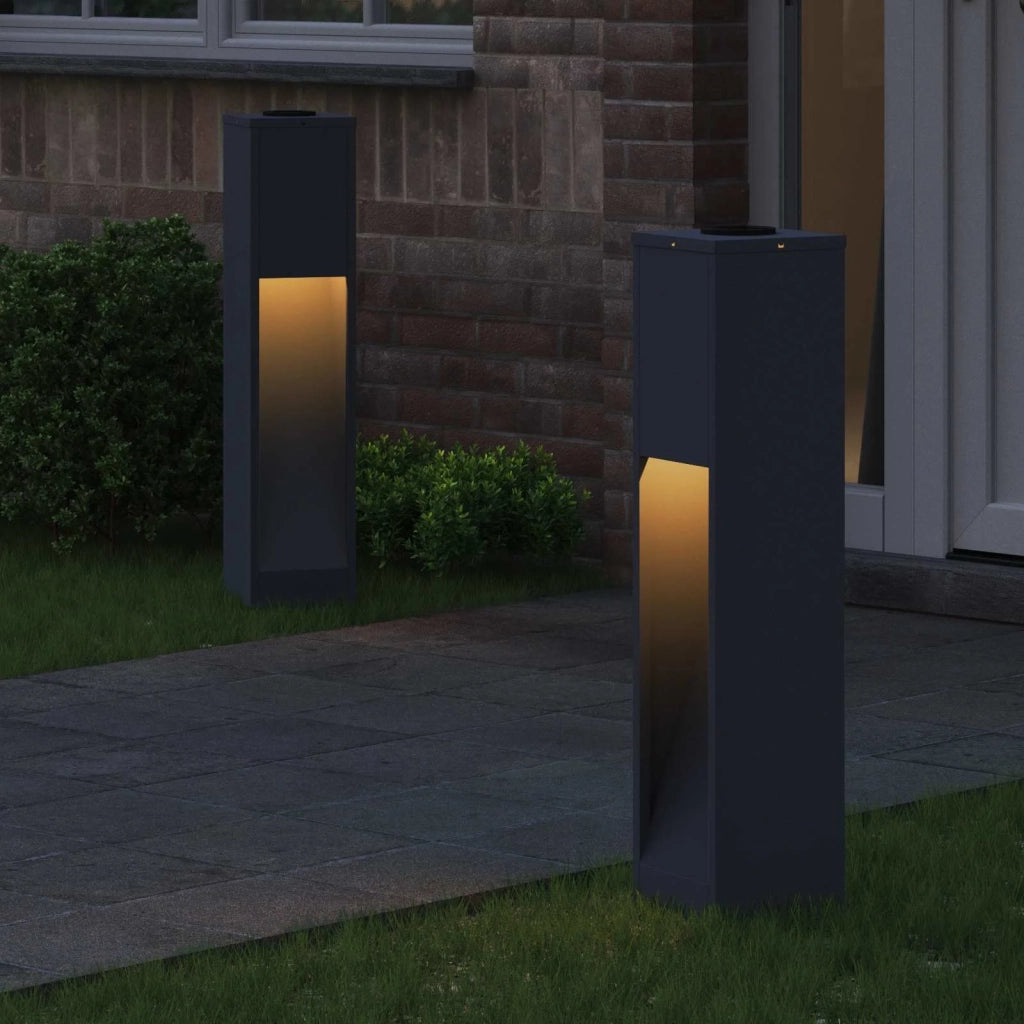 Lucina LED Solare da Percorso 2 pcs Antracite 879718