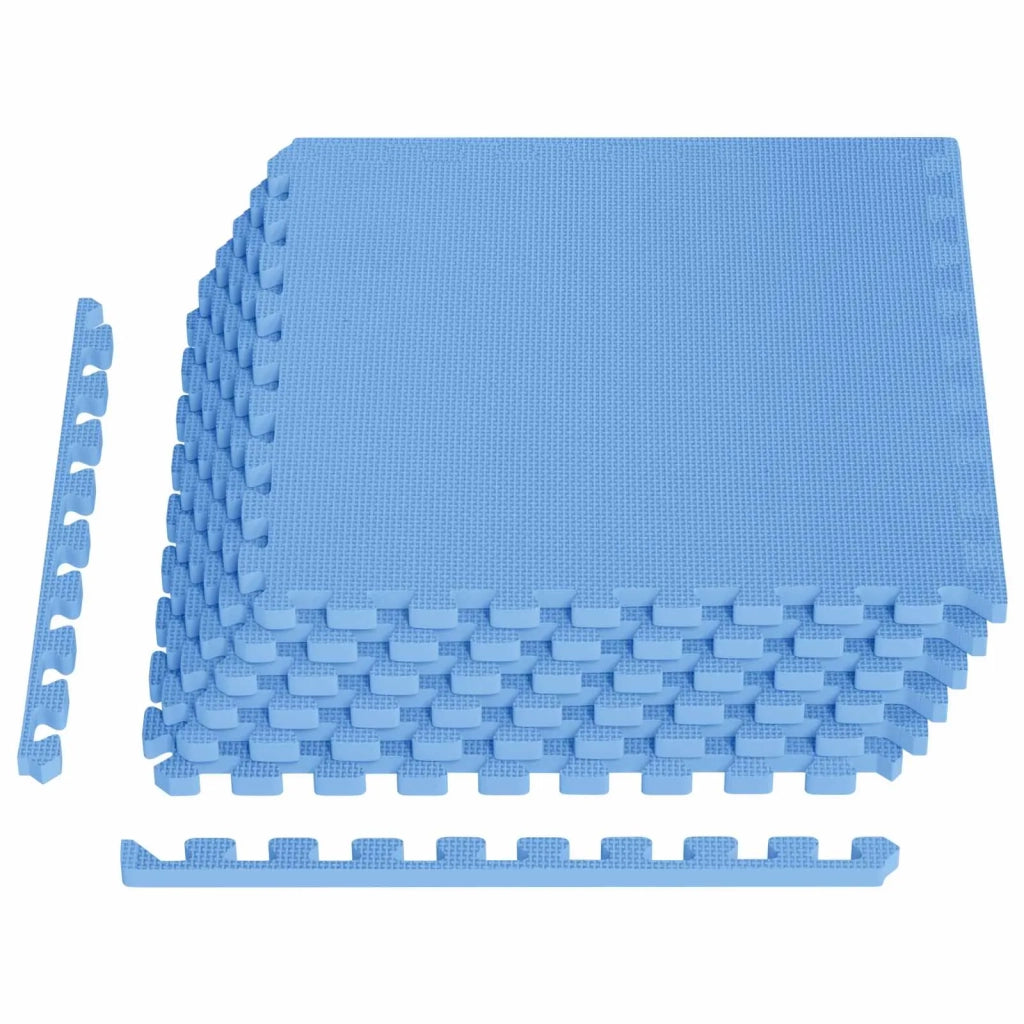 Tappetino per piscina 6 pcs Blu 2,16 m² Schiuma EVA 3433302