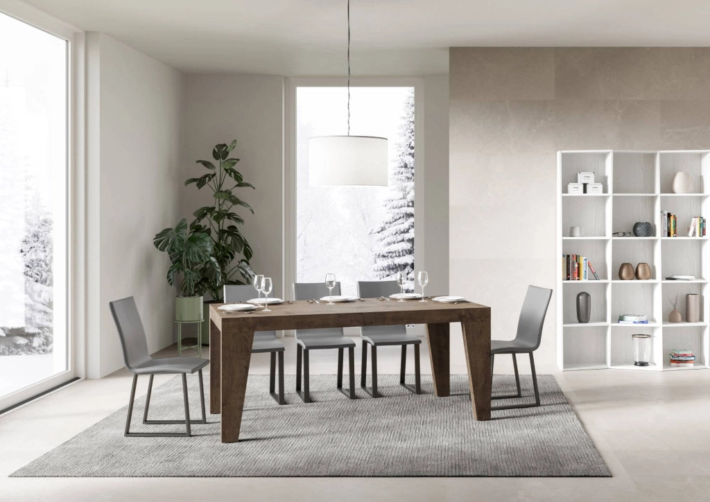 Tavolo Allungabile 200/460x90x77 cm Naxy Premium Noce