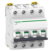 Interruttore magnetotermico Schneider 4P 40A 6KA C 4 moduli A9F79440