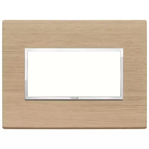 VIMAR EIKON - PLACCA 4M ROVERE SBIANCATO