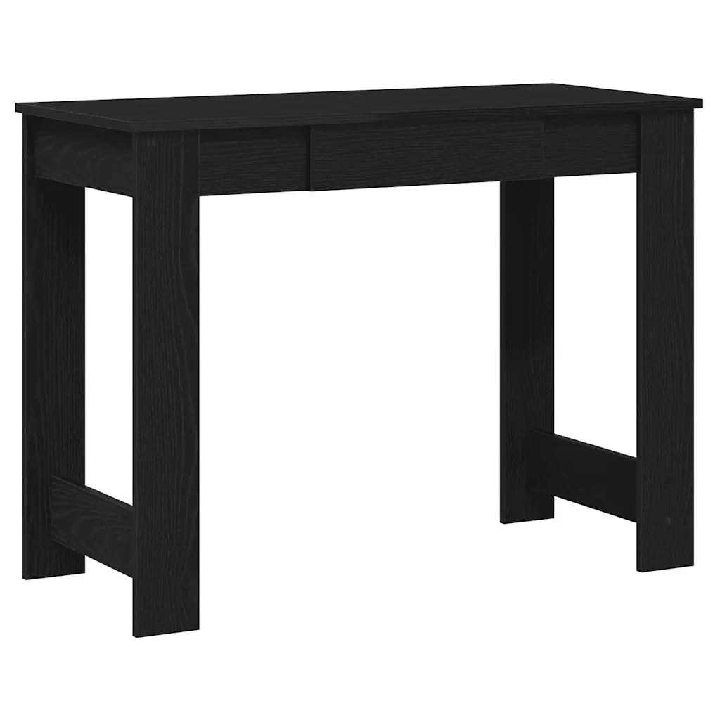Scrivania Nera 100x45x75 cm in Legno Multistrato 860428