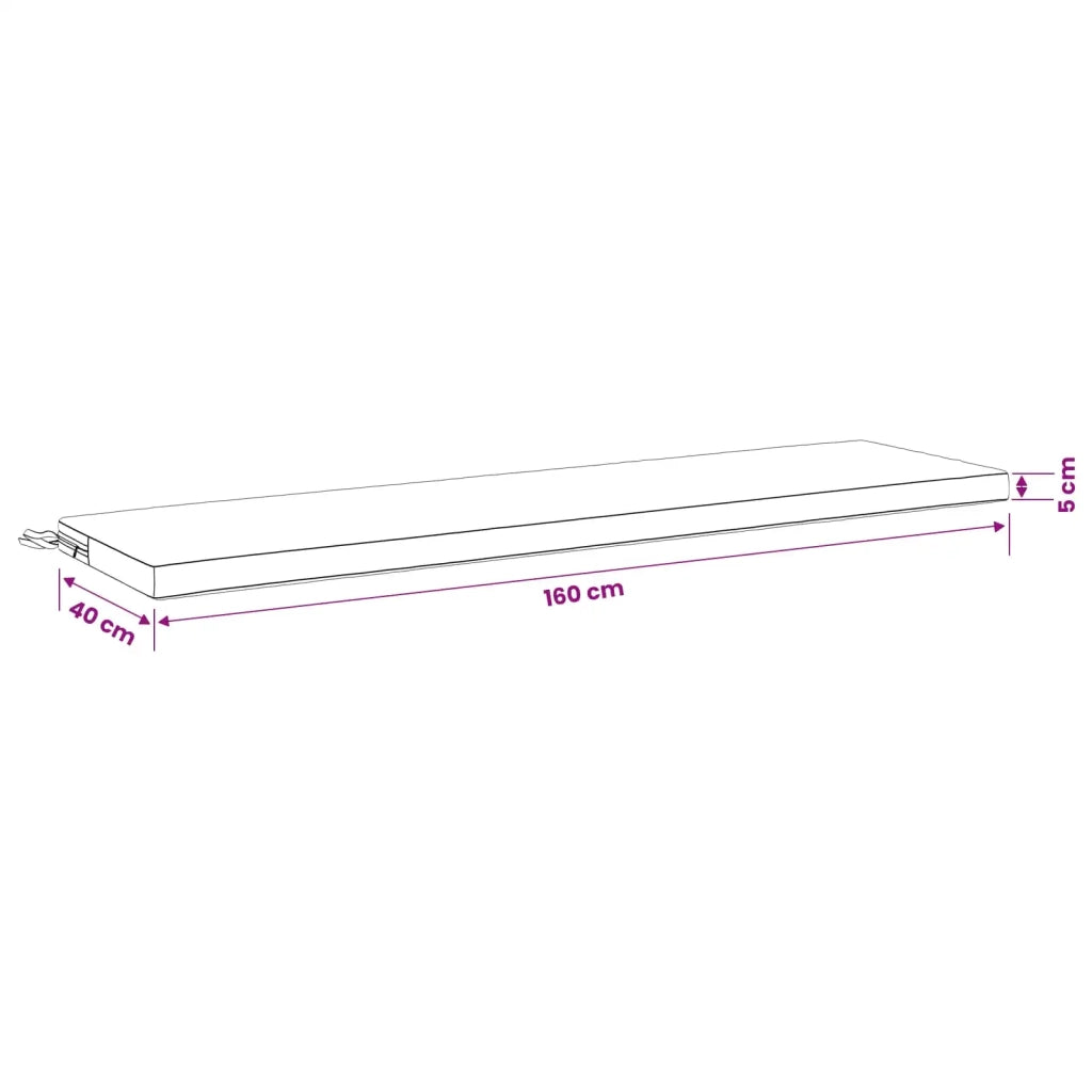 Cuscini per Panchina a 2 Pezzi SOEST 2 pz 100% Poliestere Crema 949057