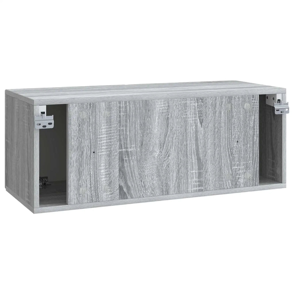 Mobile Porta TV da Muro-Credenza per TV sospesa Grigio Sonoma 78,5 x 31 x 30 cm 734570