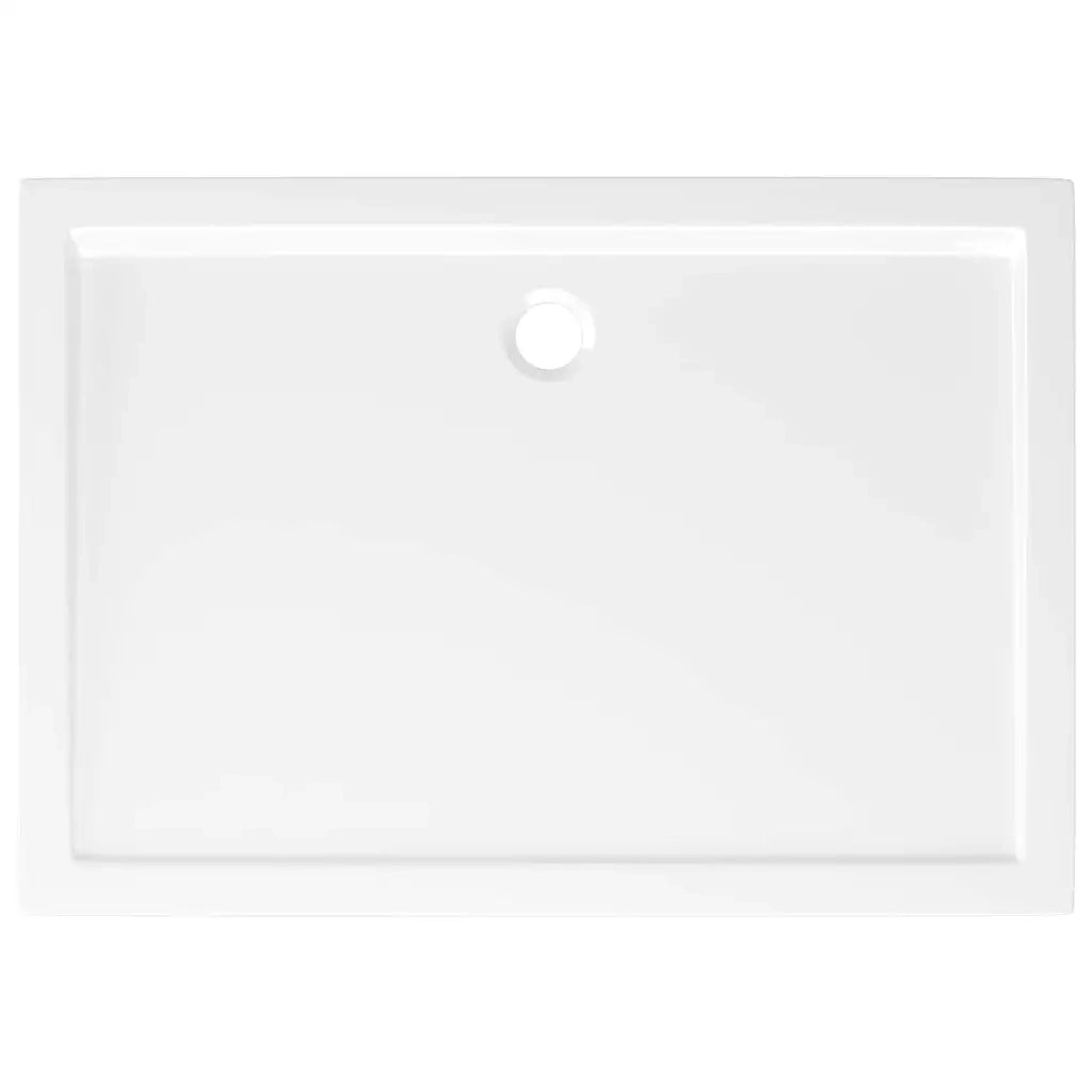Piatto Doccia in ABS Rettangolare Bianco 80x110 cm CFW5305966