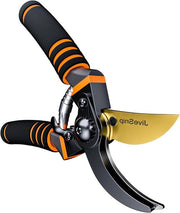Snoeischaar Premium Titanio, bypass-snoeischaar professionale per piante, siepi e fiori
