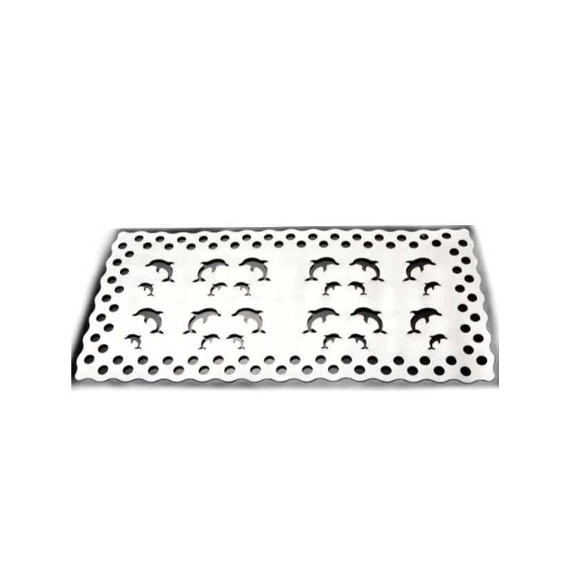 Tappeto Vasca Delfino cm 72X36 Bianco Lamapla