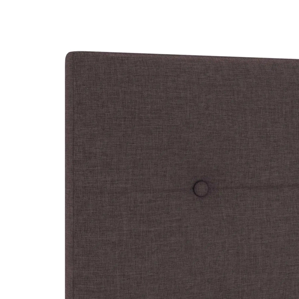 Letto box spring con materasso Marrone Scuro 100 x 200 cm 3451146