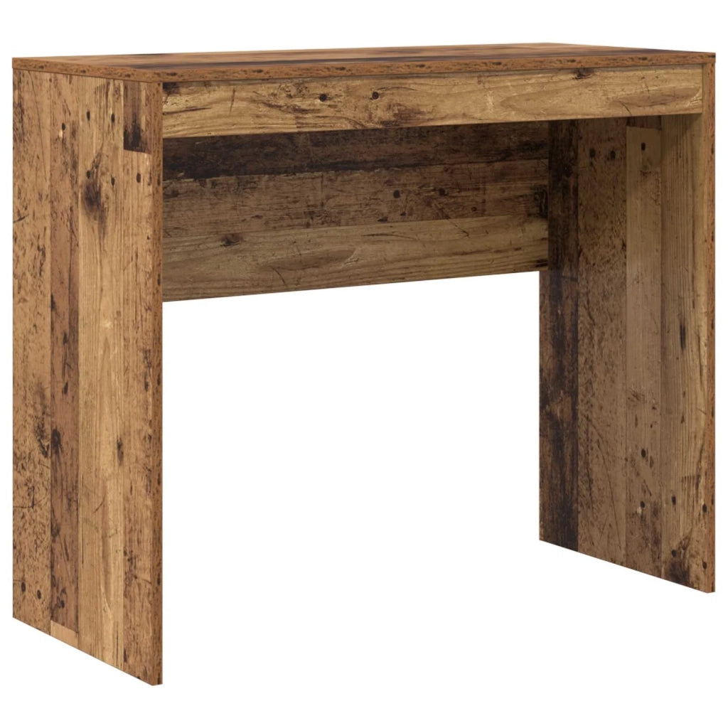 Scrivania con cassetto con lo scaffale 2 pcs Legno vecchio 3337327