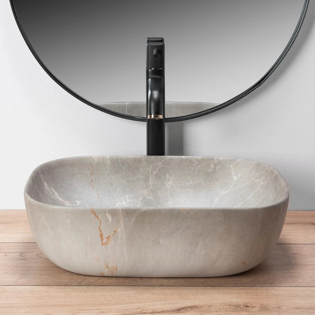 Lavabo Da Appoggio Rea Livia Beige